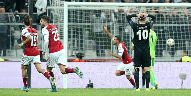 Beşiktaş, Braga'ya da kaybetti! Umut azalıyor