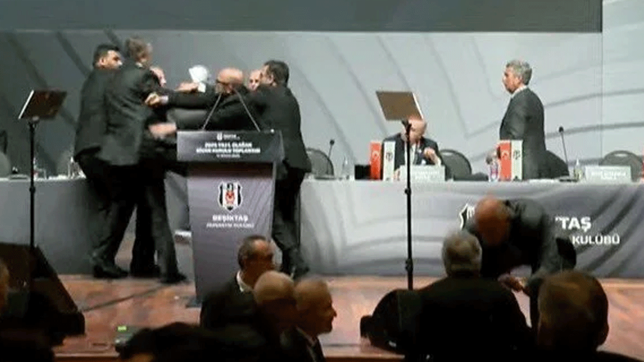 Beşiktaş Divan Kurulu Başkanı’ndan Hasan Arat’a yumruklu saldırı!