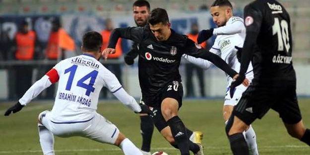 Beşiktaş, Erzurumspor karşısında buz kesti!