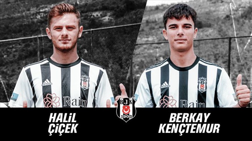 Beşiktaş iki genç futbolcuyla profesyonel sözleşme imzaladı
