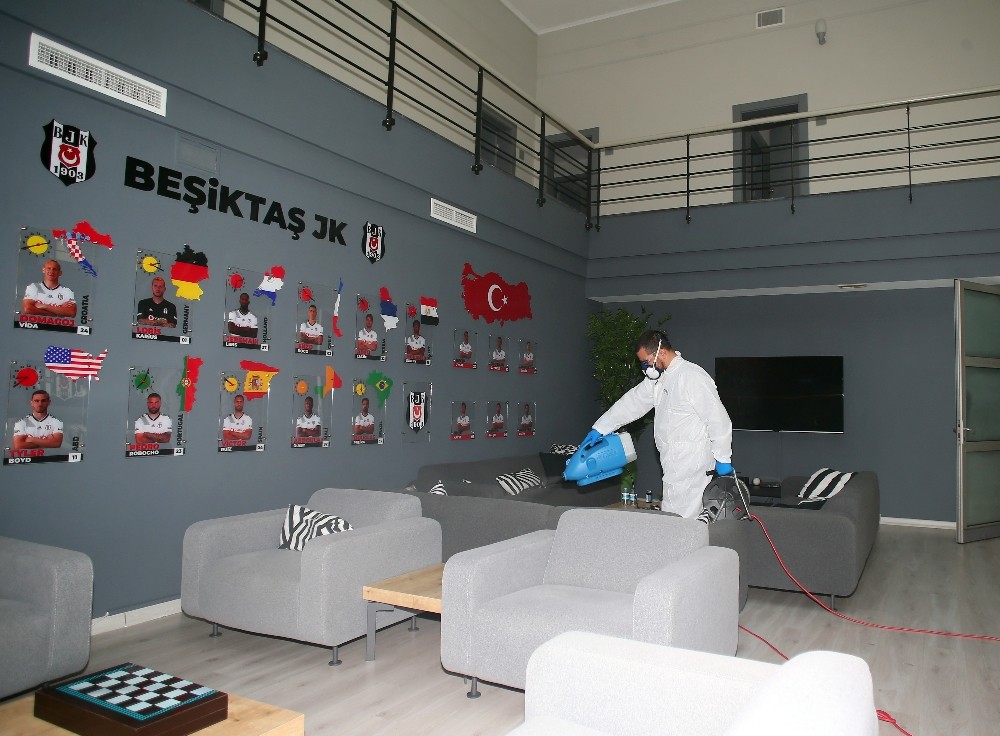 Beşiktaş Kulübü, tesisleri dezenfekte etti 