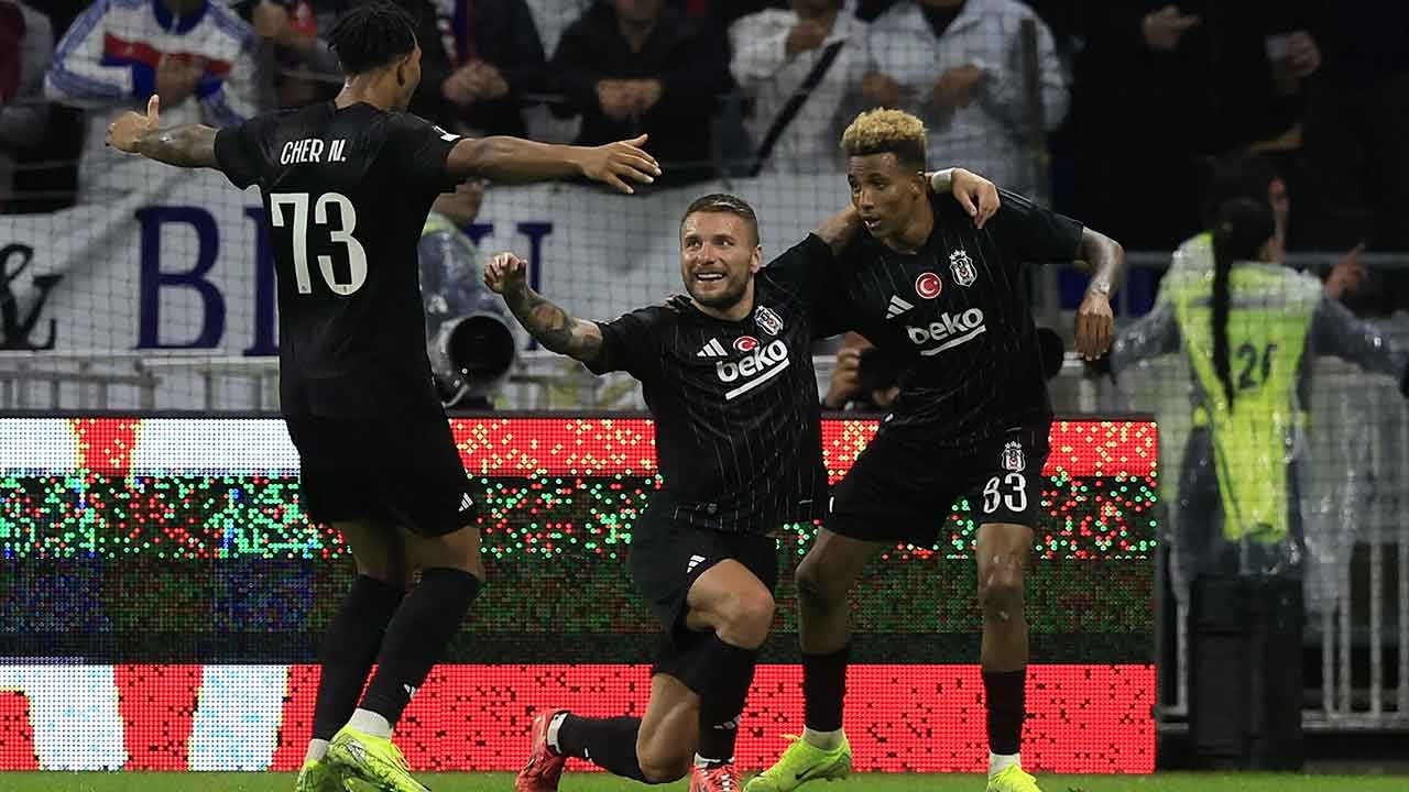 Beşiktaş, Lyon'a şoku yaşattı! Kartal sonunda galibiyetle tanıştı