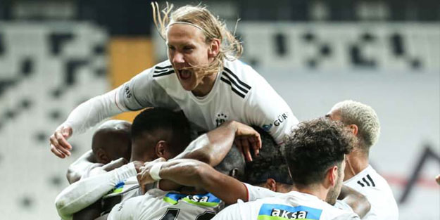 Beşiktaş sahasında tek attı