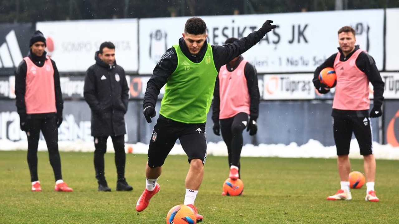 Beşiktaş, Trabzonspor maçı hazırlıklarına devam ediyor