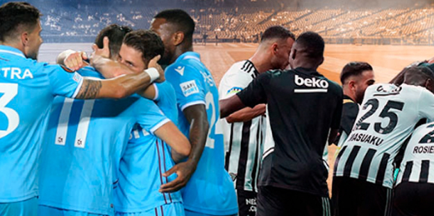 Beşiktaş - Trabzonspor maçının ilk 11'leri