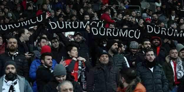 Beşiktaş tribünlerinden Tolgay'a büyük tepki