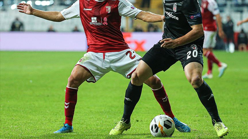 Beşiktaş UEFA Avrupa Ligi'nde deplasmanda Braga ile karşılaşacak