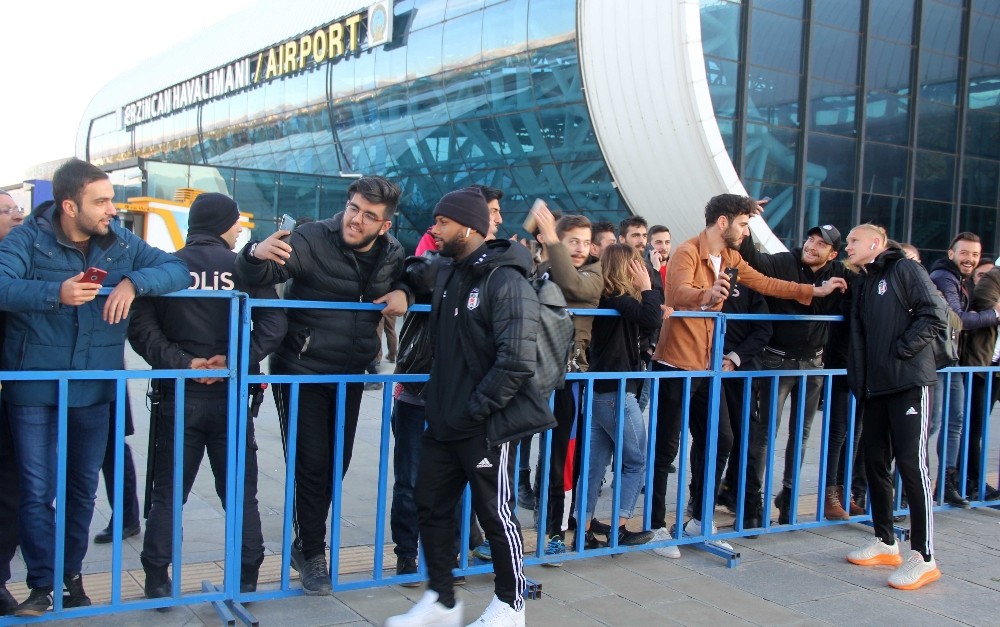 Beşiktaş’a Erzincan’da coşkulu karşılama 