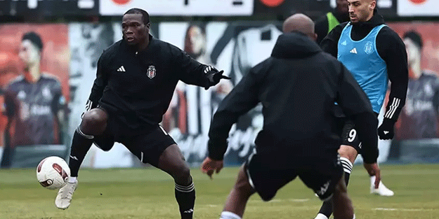 Beşiktaş'a Aboubakar müjdesi! Takımla çalıştı