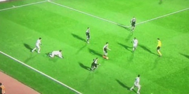 Beşiktaş'ın golünde tartışma