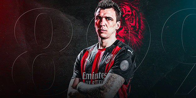 Beşiktaş'ın istediği Mario Mandzukic resmen Milan'da