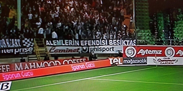 Beşiktaş'ın pankartına Bursaspor'dan cevap