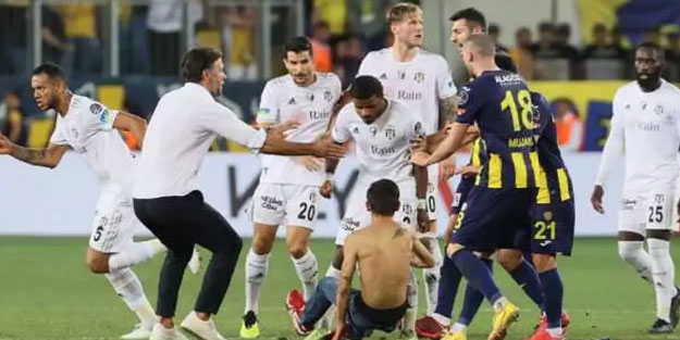 Beşiktaşlı futbolculara saldıran şahıs gözaltında