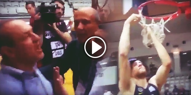 Beşiktaşlı görevli ile Fenerbahçelilerin file kesme kavgası