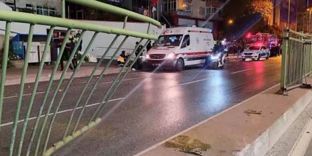 Beşiktaş’ta korkunç kaza: 2 yaralı