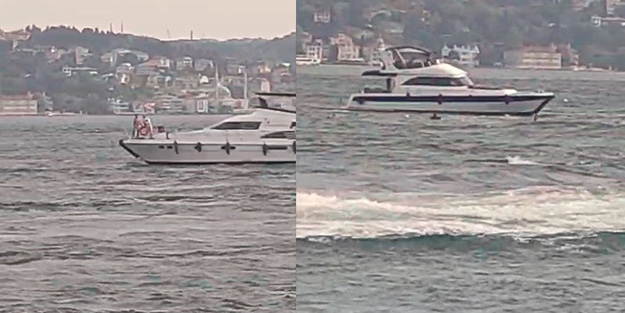 Beşiktaş'ta panik dolu anlar! Tekne alabora oldu