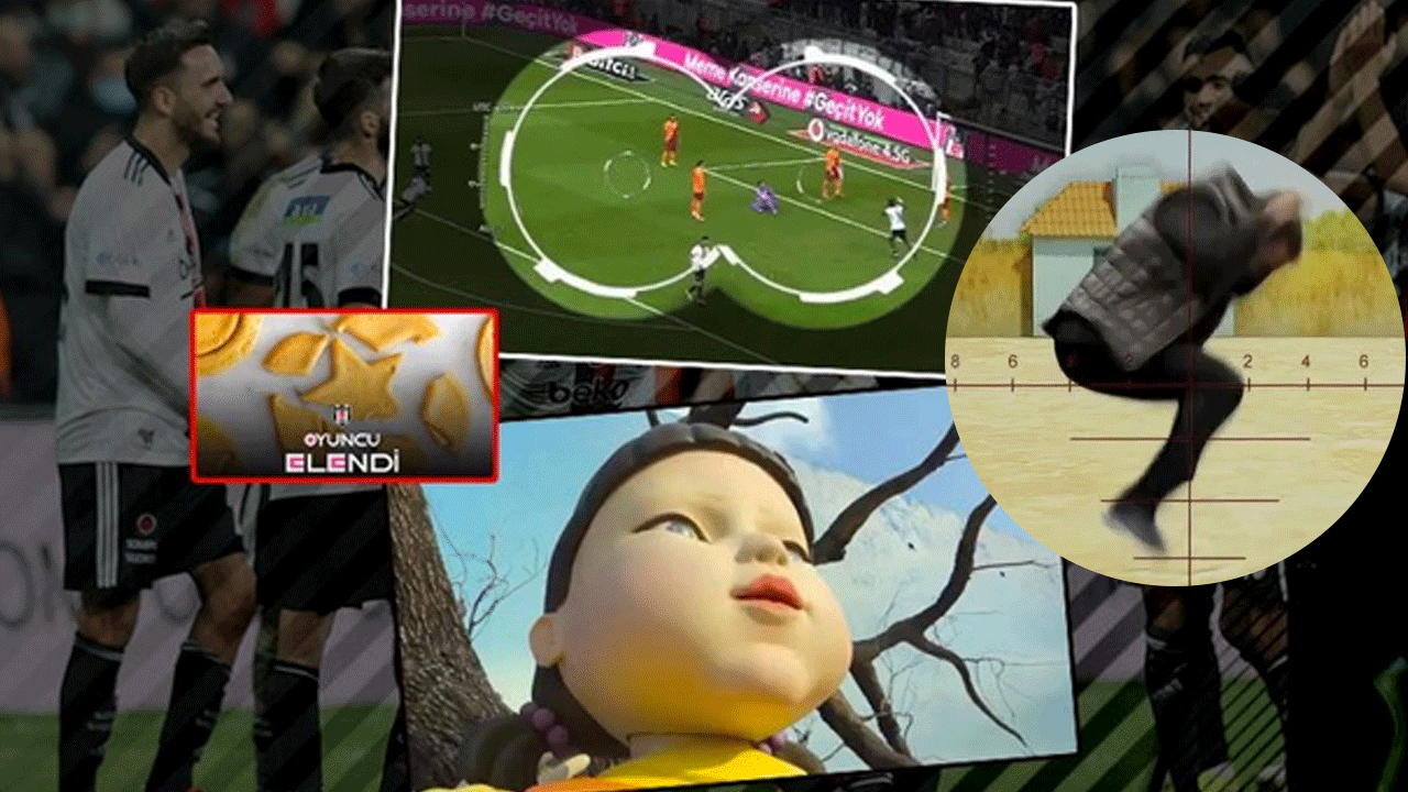 Beşiktaş'tan Galatasaray'a Squid Game göndermesi