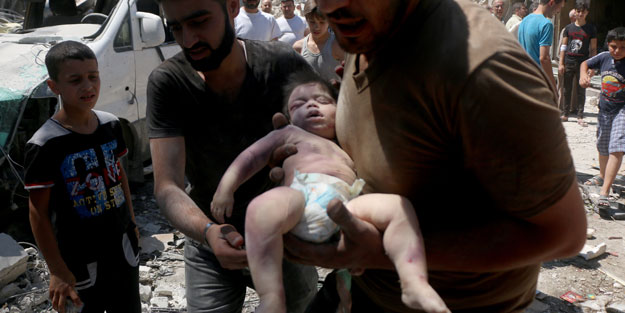 Esed muhaliflerden intikamını böyle alıyor