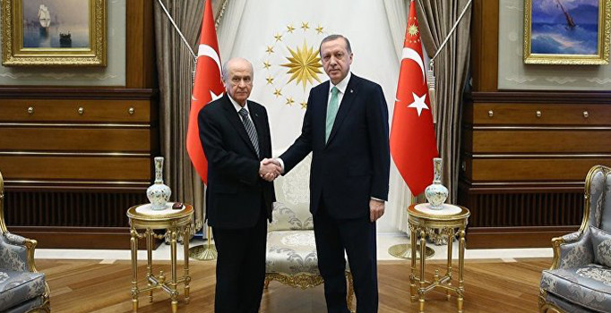 Beştepe'de sürpriz Cumhurbaşkanı Erdoğan-Bahçeli görüşmesi