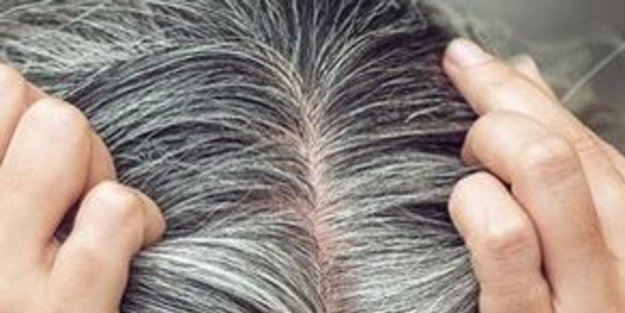 Beyaz saçlar için özel karışım