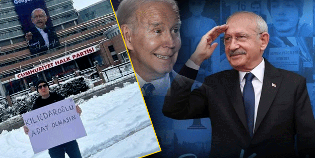 Beyaz saray önünde eylem var! Kılıçdaroğlu aday olmasın