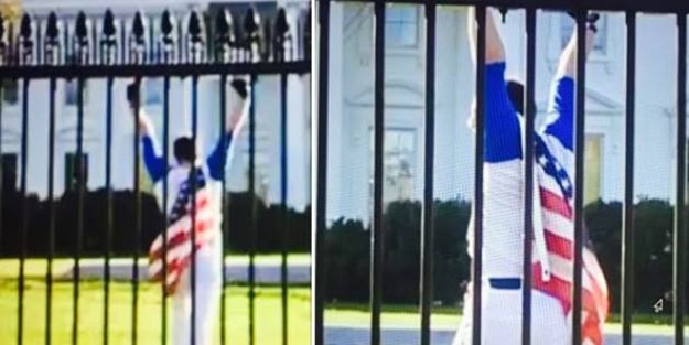 Beyaz Saray'da panik oluşturan şahıs!