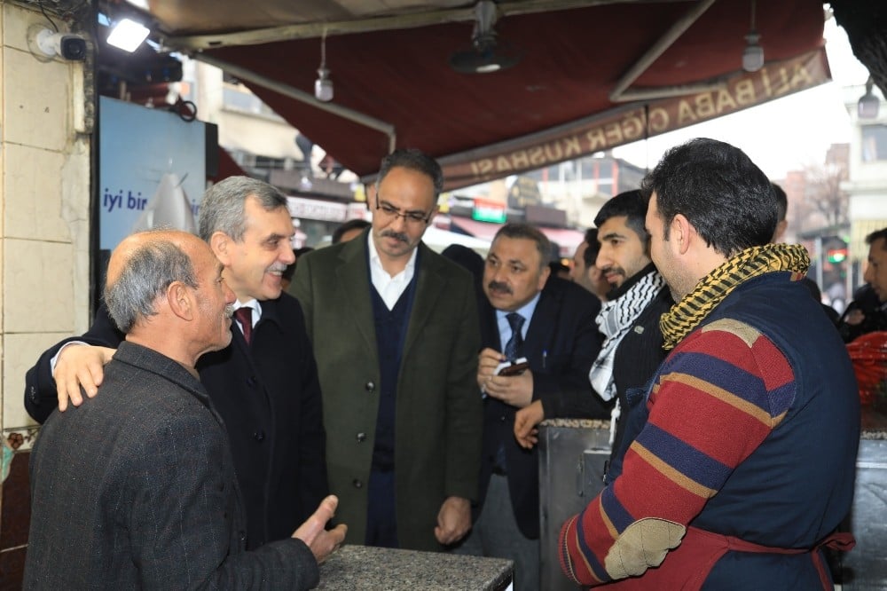Beyazgül esnafın taleplerini dinledi 