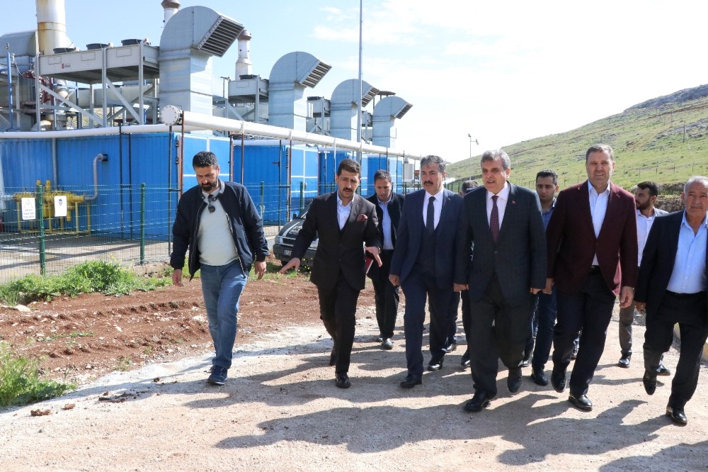 Beyazgül, katı atık bertaraf istasyonunu inceledi 