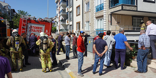 Beylikdüzü'nde korkutan yangın