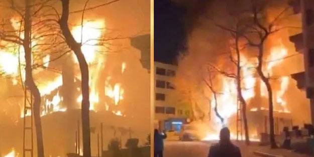 Beylikdüzü'nde korkutan yangın