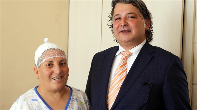 Beynindeki portakal büyüklüğünde tümör ameliyatla alındı