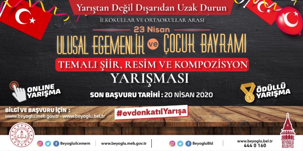 Beyoğlu Belediyesi’nden gençler için 4 farklı online yarışma 