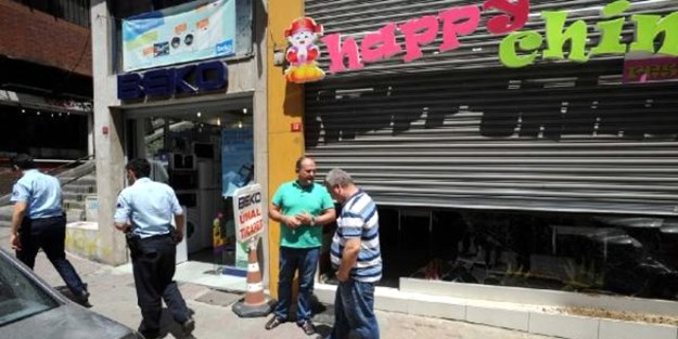 Beyoğlu'nda Çin lokantasına baskın