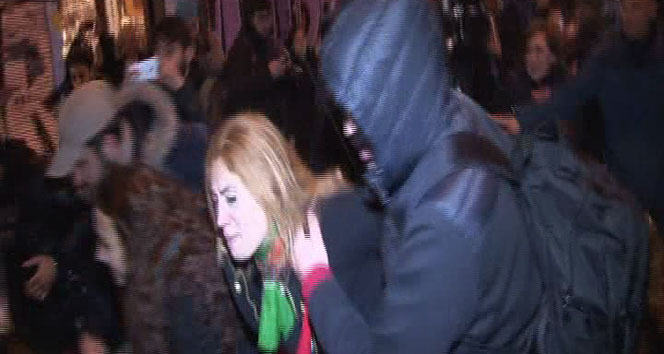 Beyoğlu'nda eylemcilere polis müdahalesi