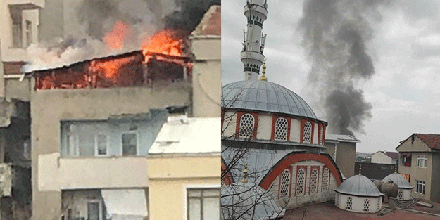 Beyoğlu'nda korkutan yangın