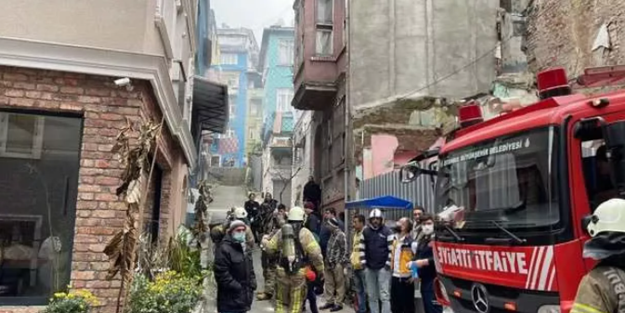 Beyoğlu'nda otelde çıkan yangın korkuttu
