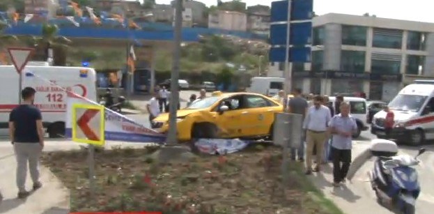 Beyoğlu'nda trafik kazası