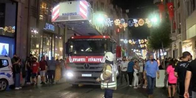 Beyoğlu'nda yangın paniği