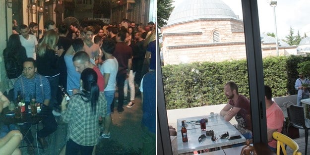 Beyoğlu’ndaki camiler meyhane kıskacında