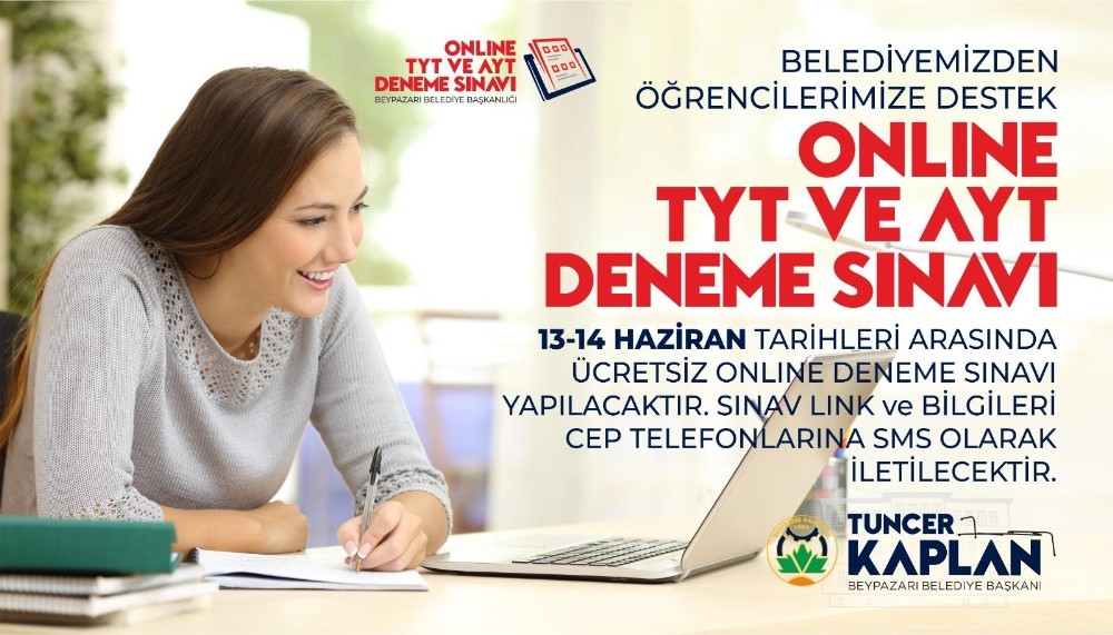 Beypazarı Belediyesi’nden gençlere sınav desteği 