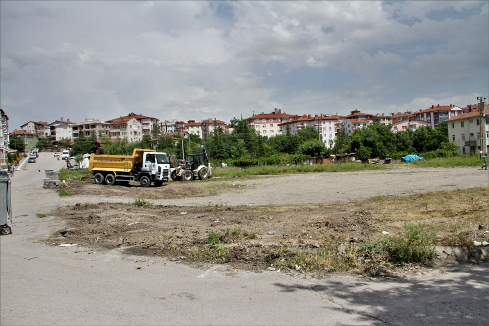 Beypazarı’nda ağır tonajlı araçların park sorunu çözülüyor 