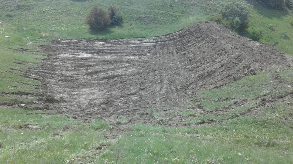 Beypınar’daki gölet daha kullanışlı hale getirildi 