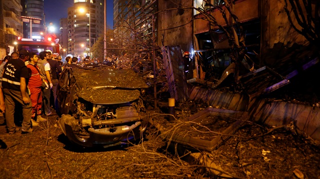 Beyrut'ta patlama: 2 kişi yaralı