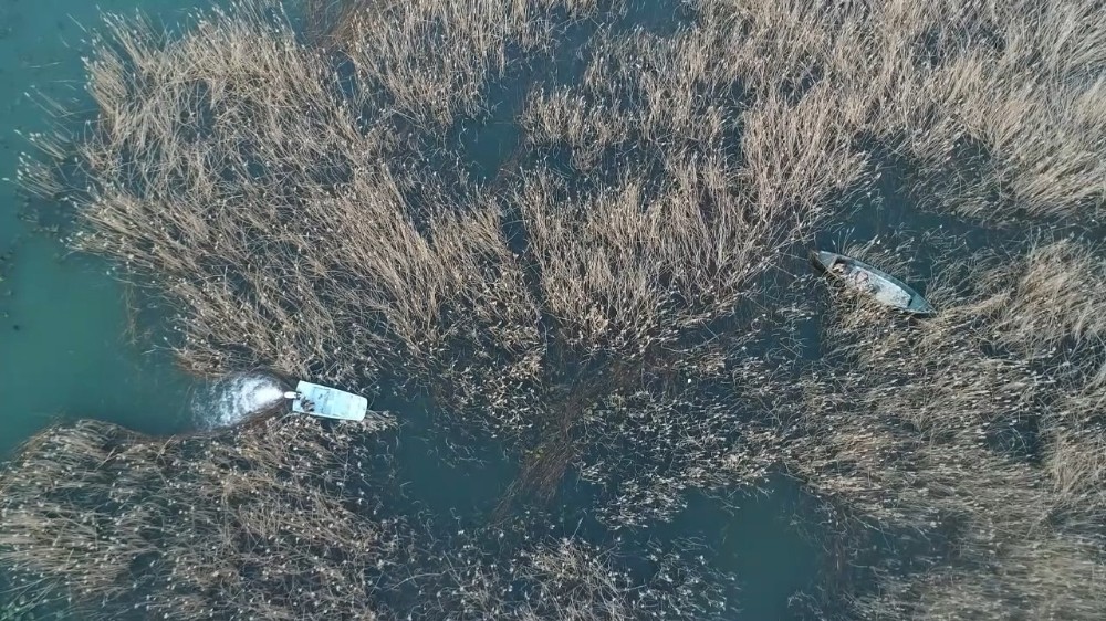 Beyşehir Gölü’nde yasa dışı avlanmaya karşı drone ile sıkı takip 