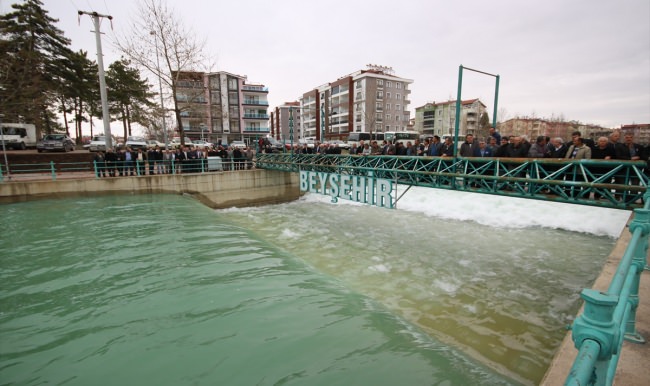 Beyşehir Gölü’nden Konya Ovası'na mevsimin ilk sulama suyu salındı