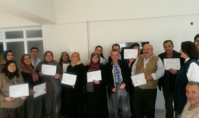 Beyşehir'de diyabet eğitimine katılanlara sertifika verildi