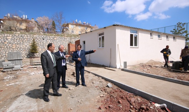 Beyşehir'deki Esentepe halk pazarında iyileştirme çalışmaları