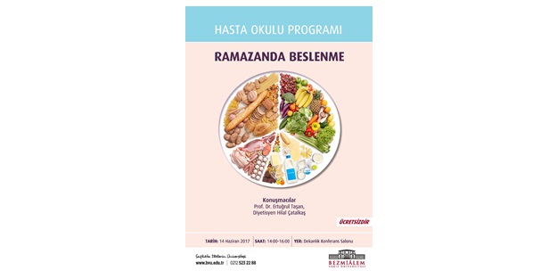Bezmialem'de ''Ramazan'da Beslenme'' etkinliği düzenlecek