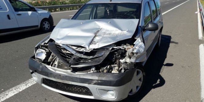 Gaziantep’te otomobil ile TIR çarpıştı: 1 yaralı