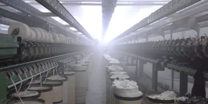 İplik fabrikasında korkutan yangın